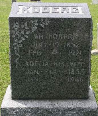 KOBERG, ADELIA - Scott County, Iowa | ADELIA KOBERG 