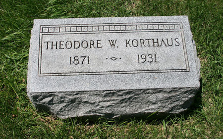 KORTHAUS, THEODORE W. - Scott County, Iowa | THEODORE W. KORTHAUS 