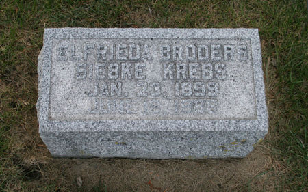 KREBS, ELFRIEDA - Scott County, Iowa | ELFRIEDA KREBS 