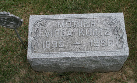KURTZ, VIOLA - Scott County, Iowa | VIOLA KURTZ 