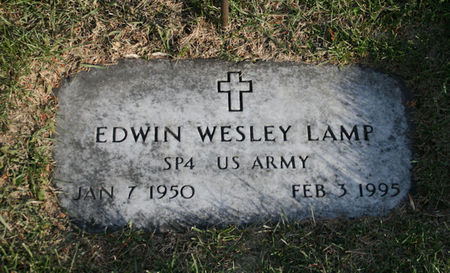 LAMP, EDWIN WESLEY - Scott County, Iowa | EDWIN WESLEY LAMP 