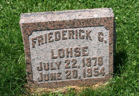 LOHSE, FRIEDERICK C. - Scott County, Iowa | FRIEDERICK C. LOHSE 