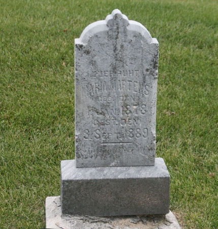 MARTENS, MARIA - Scott County, Iowa | MARIA MARTENS 