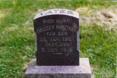 MARTZAHN, AUGUST F. - Scott County, Iowa | AUGUST F. MARTZAHN 