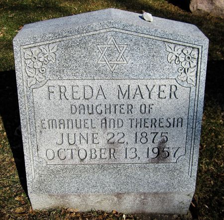 MAYER, FREDA - Scott County, Iowa | FREDA MAYER 