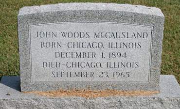 MCCAUSLAND, JOHN WOODS - Scott County, Iowa | JOHN WOODS MCCAUSLAND 