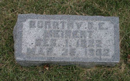 MEINERT, DOROTHY S.E. - Scott County, Iowa | DOROTHY S.E. MEINERT 
