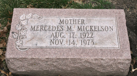 MCALLISTER MICKELSON, MERCEDES M. - Scott County, Iowa | MERCEDES M. MCALLISTER MICKELSON 