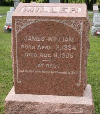 MILLER, JAMES WILLIAM - Scott County, Iowa | JAMES WILLIAM MILLER 