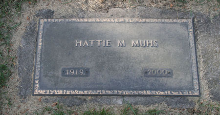 MUHS, HATTIE M. - Scott County, Iowa | HATTIE M. MUHS 