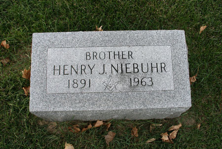 NIEBUHR, HENRY J. - Scott County, Iowa | HENRY J. NIEBUHR 