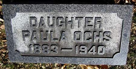 OCHS, PAULA - Scott County, Iowa | PAULA OCHS 