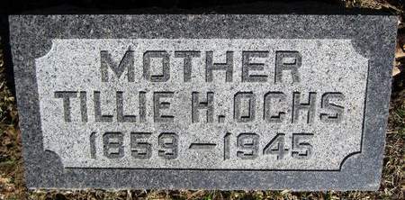 OCHS, TILLIE H. - Scott County, Iowa | TILLIE H. OCHS 