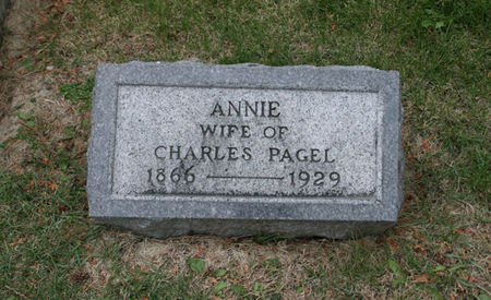 PAGEL, ANNIE - Scott County, Iowa | ANNIE PAGEL 