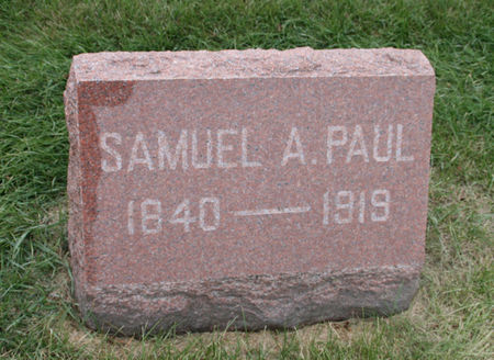 PAUL, SAMUEL A. - Scott County, Iowa | SAMUEL A. PAUL 