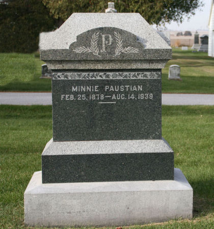 PAUSTIAN, MINNIE - Scott County, Iowa | MINNIE PAUSTIAN 