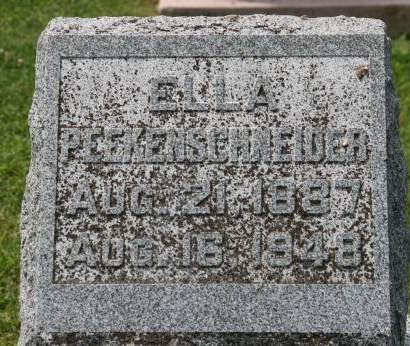 PEEKENSCHNEIDER, ELLA - Scott County, Iowa | ELLA PEEKENSCHNEIDER 