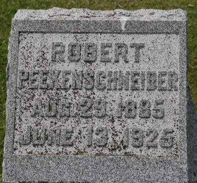 PEEKENSCHNEIDER, ROBERT - Scott County, Iowa | ROBERT PEEKENSCHNEIDER 
