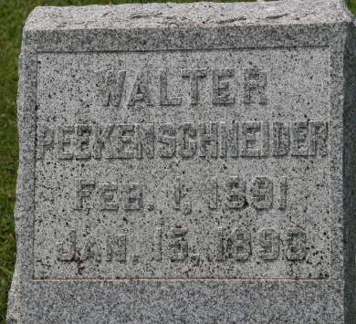 PEEKENSCHNEIDER, WALTER - Scott County, Iowa | WALTER PEEKENSCHNEIDER 