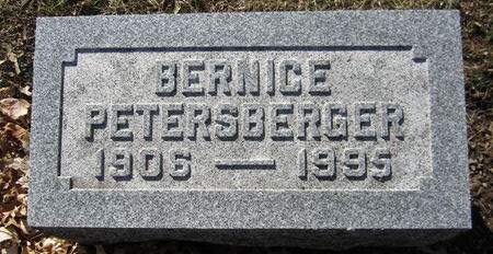 PETERSBERGER, BERNICE - Scott County, Iowa | BERNICE PETERSBERGER 