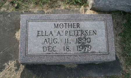 PETERSEN, ELLA A. - Scott County, Iowa | ELLA A. PETERSEN 