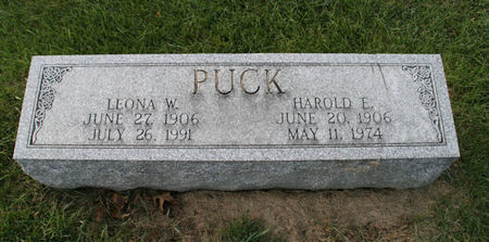 PUCK, LEONA W. - Scott County, Iowa | LEONA W. PUCK 