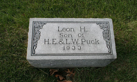 PUCK, LEON H. - Scott County, Iowa | LEON H. PUCK 