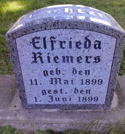 RIEMERS, ELFRIEDA - Scott County, Iowa | ELFRIEDA RIEMERS 