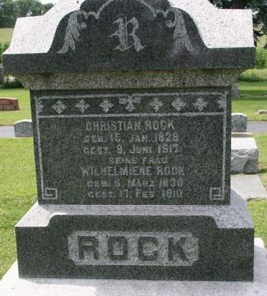 ROCK, CHRISTIAN - Scott County, Iowa | CHRISTIAN ROCK 