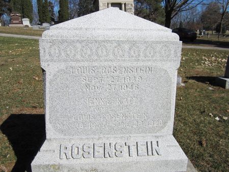 ROSENSTEIN, LOUIS - Scott County, Iowa | LOUIS ROSENSTEIN 