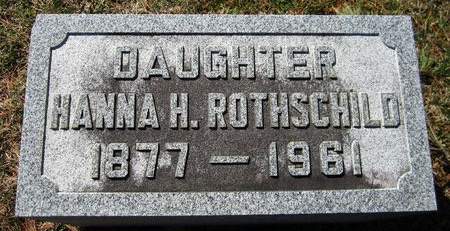 ROTHSCHILD, HANNA H. - Scott County, Iowa | HANNA H. ROTHSCHILD 