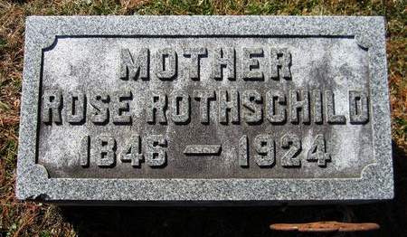 ROTHSCHILD, ROSE - Scott County, Iowa | ROSE ROTHSCHILD 