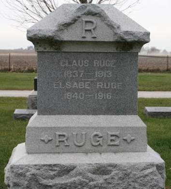 RUGE, CLAUS - Scott County, Iowa | CLAUS RUGE 