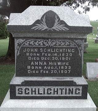 STARK SCHLICHTING, ANNA - Scott County, Iowa | ANNA STARK SCHLICHTING 