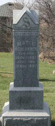 SCHLUNSEN, MATIE - Scott County, Iowa | MATIE SCHLUNSEN 