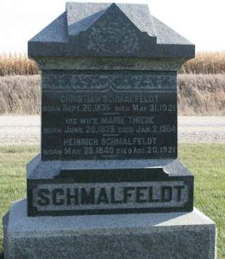 SCHMALFELDT, CHRISTIAN - Scott County, Iowa | CHRISTIAN SCHMALFELDT 