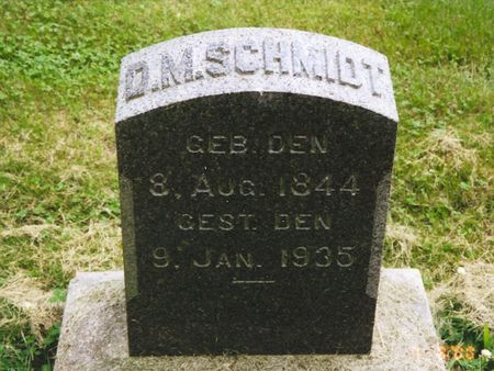 SCHUETT SCHMIDT, DORATHEA M.H. - Scott County, Iowa | DORATHEA M.H. SCHUETT SCHMIDT 