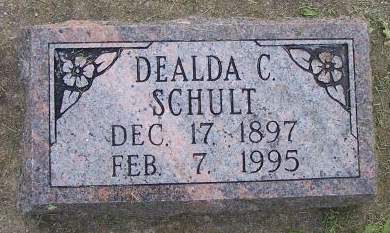 SCHULT, DEALDA C. - Scott County, Iowa | DEALDA C. SCHULT 