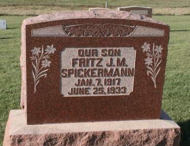 SPICKERMANN, FRITZ J. M. - Scott County, Iowa | FRITZ J. M. SPICKERMANN 