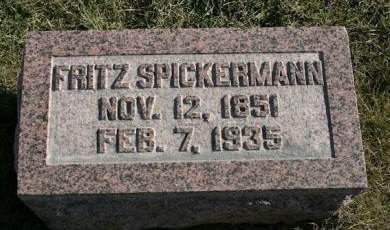 SPICKERMANN, FRITZ - Scott County, Iowa | FRITZ SPICKERMANN 