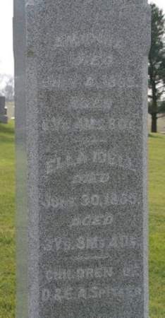 SPITLER, ELLA DELL - Scott County, Iowa | ELLA DELL SPITLER 