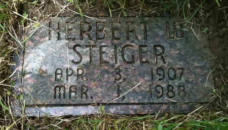 STEIGER, HERBERT W. - Scott County, Iowa | HERBERT W. STEIGER 