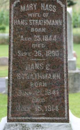 STRATHMANN, HANS G. - Scott County, Iowa | HANS G. STRATHMANN 