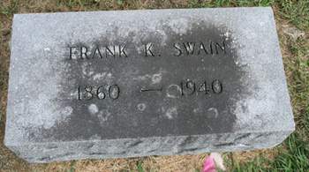 SWAIN, FRANK K. - Scott County, Iowa | FRANK K. SWAIN 