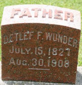 WUNDER, DETLEF F. - Scott County, Iowa | DETLEF F. WUNDER 