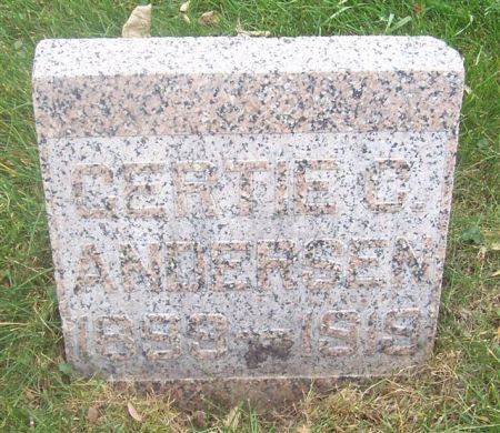 ANDERSEN, GERTIE G. - Shelby County, Iowa | GERTIE G. ANDERSEN 