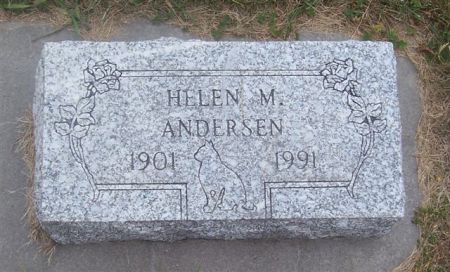 ANDERSEN, HELEN M - Shelby County, Iowa | HELEN M ANDERSEN 