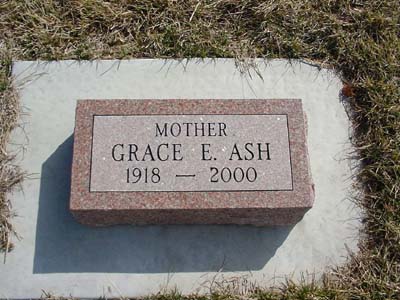 ASH, GRACE E, - Shelby County, Iowa | GRACE E, ASH 