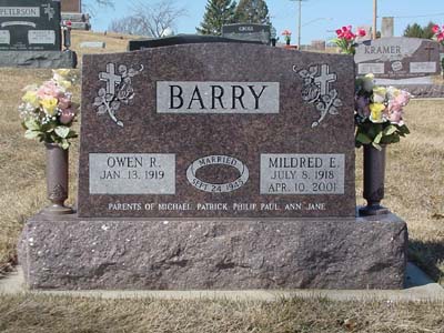 BARRY, MILDRED E. - Shelby County, Iowa | MILDRED E. BARRY 
