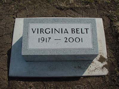 BELT, VIRGINIA - Shelby County, Iowa | VIRGINIA BELT 